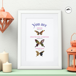 YOU ARE… Butterfly | Digital Download | High Quality Digital Print