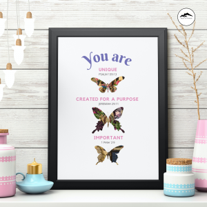 YOU ARE… Butterfly | Digital Download | High Quality Digital Print