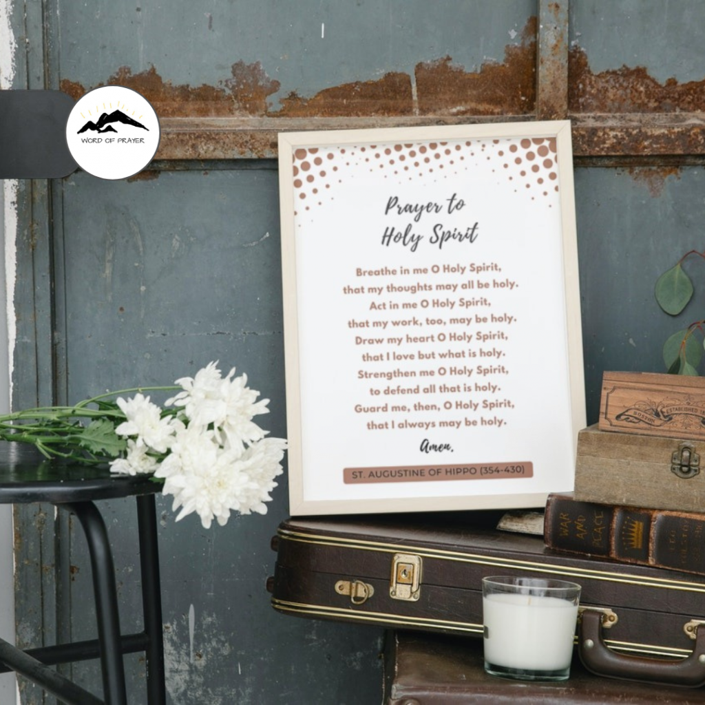 HOLY SPIRIT PRAYER PRINT | Digital Download – Word of Prayer
