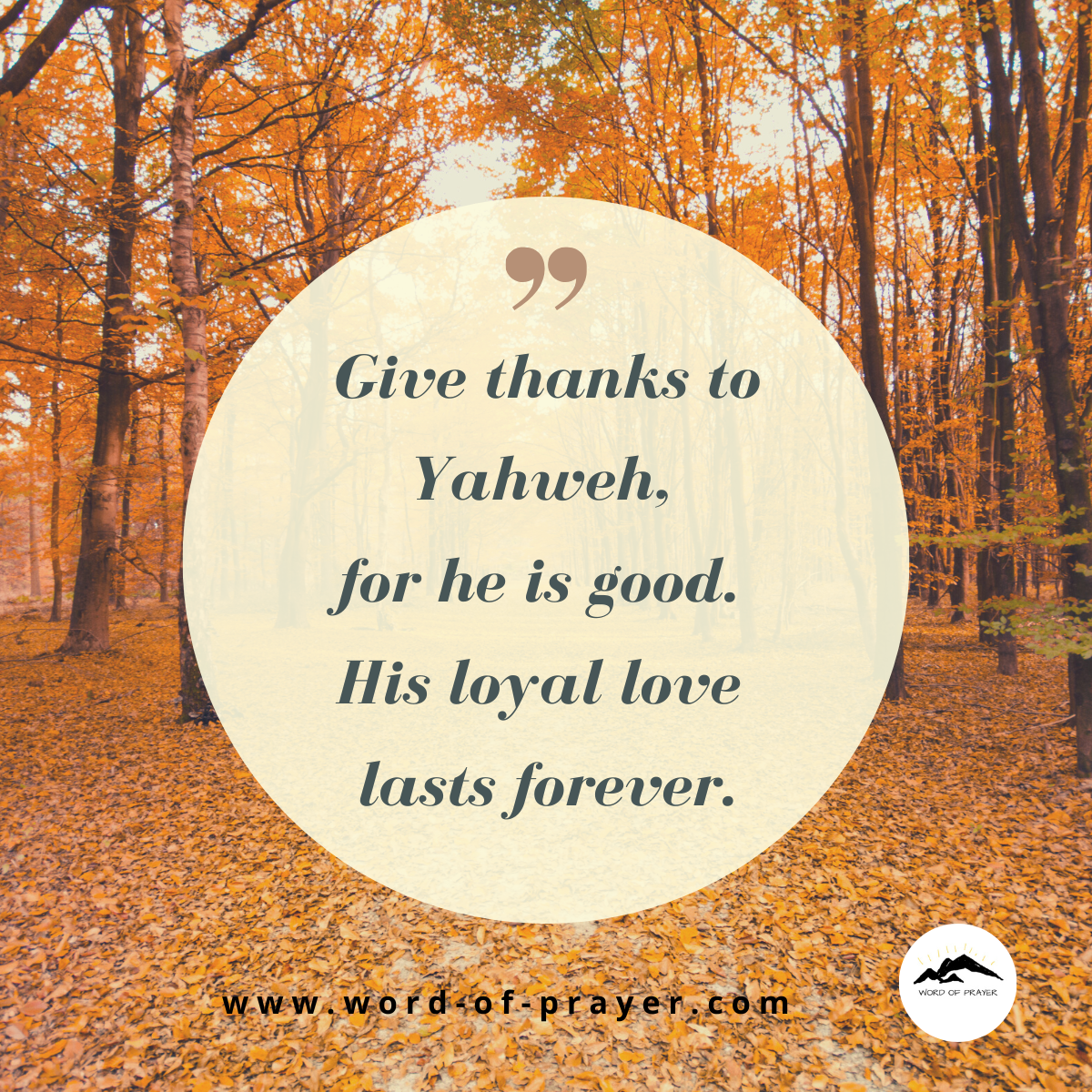You are currently viewing Give Thanks – God is good