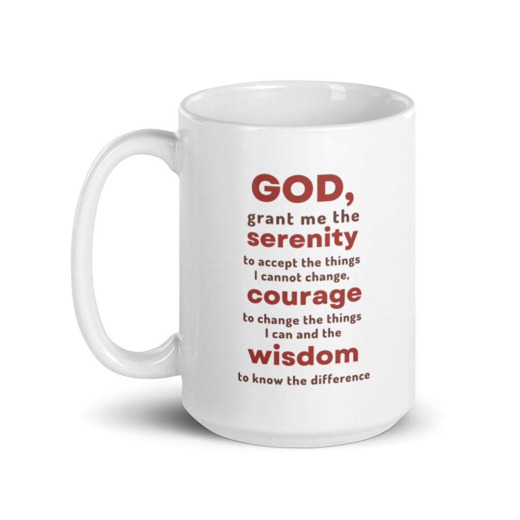 serenity prayer mug